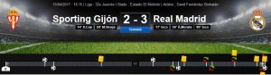 LIGAGijonVs RealMadridal32èmeSCORE.JPG