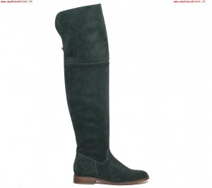 Mode nouvelle Botte cuissarde croûte de cuir verte WMRXXWC Femme Boutique Outlet en ligne.jpg